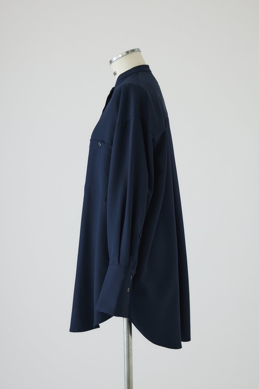 【リムアーク/RIM.ARK】のOversize stand collar SH/シャツ 人気、トレンドファッション・服の通販 founy(ファニー) 　ファッション　Fashion　レディースファッション　Fashion for Women　トップス・カットソー　Cut & Sew Tops　シャツ・ブラウス・オフィスカジュアル　Elegant Blouses & Button-Ups　スリーブ　Sleeve, Long Sleeve / Short Sleeve　セットアップ　Set-Up, Coordinated Outfit　ロング　Long, Long-Length　other-3|ID: prp329100004905603 ipo3291000000036723141