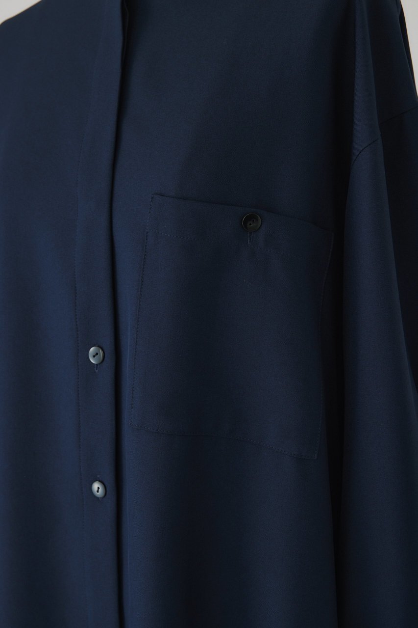 【リムアーク/RIM.ARK】のOversize stand collar SH/シャツ 人気、トレンドファッション・服の通販 founy(ファニー) 　ファッション　Fashion　レディースファッション　Fashion for Women　トップス・カットソー　Cut & Sew Tops　シャツ・ブラウス・オフィスカジュアル　Elegant Blouses & Button-Ups　スリーブ　Sleeve, Long Sleeve / Short Sleeve　セットアップ　Set-Up, Coordinated Outfit　ロング　Long, Long-Length　other-8|ID: prp329100004905603 ipo3291000000036723146