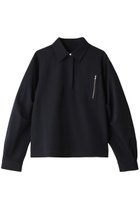 【リムアーク/RIM.ARK】のSleeve tuck asymmetry tops/トップス ネイビー|ID: prp329100004905643 ipo3291000000036723623