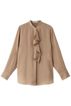 【ベイジ,/BEIGE,】のSTOW(ストー)/バンドカラーフリルブラウス 人気、トレンドファッション・服の通販 founy(ファニー) ファッション Fashion レディースファッション Fashion for Women トップス・カットソー Cut & Sew Tops シャツ・ブラウス・オフィスカジュアル Elegant Blouses & Button-Ups なめらか Smooth, Silky Texture ジャケット Jacket, Outerwear ジョーゼット Georgette, Semi-Sheer Fabric スリーブ Sleeve, Long Sleeve / Short Sleeve フリル Frill, Ruffle ロング Long, Long-Length 人気 Popular, Best Seller 今季 This Season, Current Season 定番 Standard, Basic Item thumbnail Milk tea|ID: prp329100004905656 ipo3291000000036723764