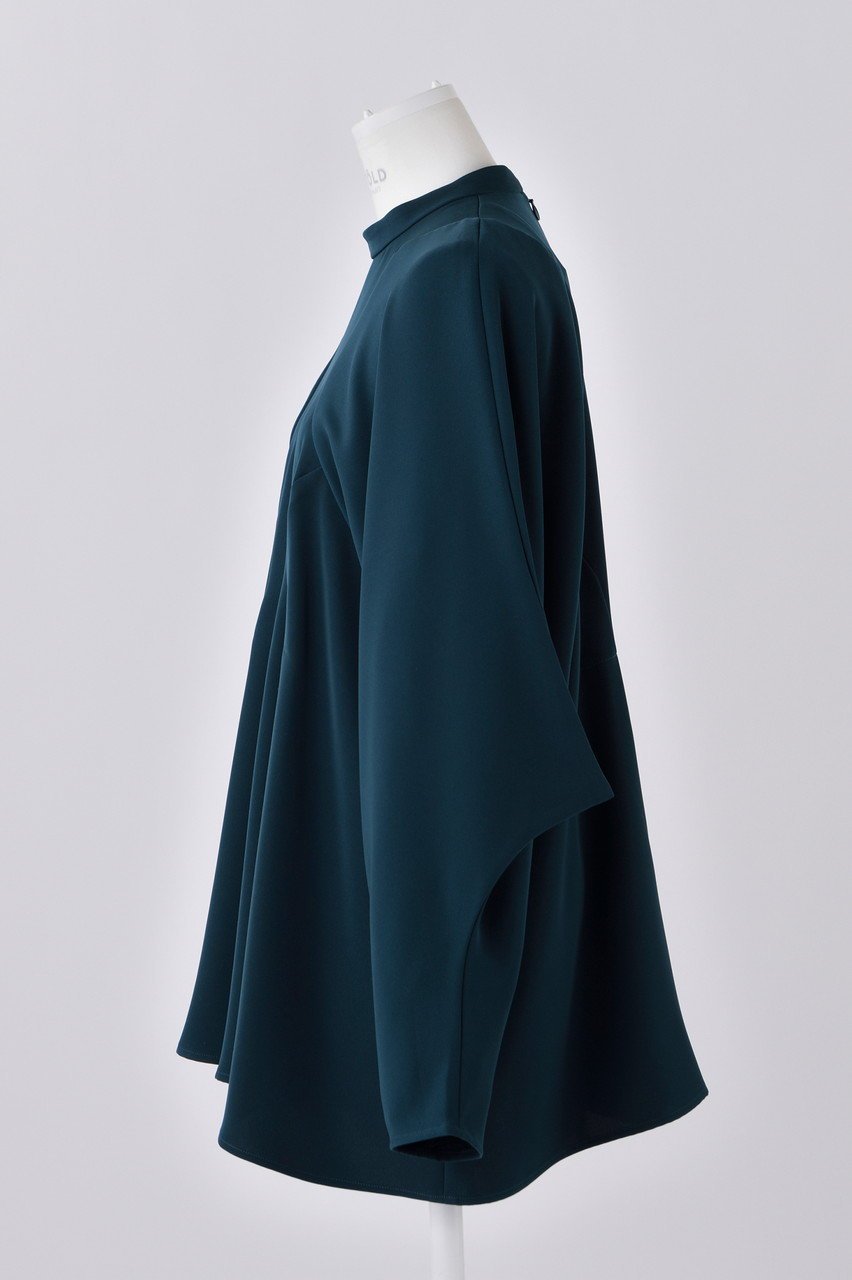 【エンフォルド/ENFOLD】のPEツイル ドレープ P.O/プルオーバー 人気、トレンドファッション・服の通販 founy(ファニー) 　ファッション　Fashion　レディースファッション　Fashion for Women　トップス・カットソー　Cut & Sew Tops　シャツ・ブラウス・オフィスカジュアル　Elegant Blouses & Button-Ups　カジュアルプルオーバー・ニットトップス　Pullovers & Knit Tops / Casual Pullovers　スリーブ　Sleeve, Long Sleeve / Short Sleeve　ツイル　Twist, Twisted Detail　ドレープ　Drape, Draping Fabric　ロング　Long, Long-Length　ワンポイント　One Point, Statement Accent　定番　Standard, Basic Item　other-2|ID: prp329100004905674 ipo3291000000036748194