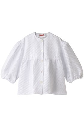 【アミカ/AMICA】のクローバークチュールブラウス 人気、トレンドファッション・服の通販 founy(ファニー) ファッション Fashion レディースファッション Fashion for Women トップス・カットソー Cut & Sew Tops シャツ・ブラウス・オフィスカジュアル Elegant Blouses & Button-Ups おすすめ Recommended / Our Picks ショート Short, Short Length ジャケット Jacket, Outerwear スリーブ Sleeve, Long Sleeve / Short Sleeve エレガント 上品 Elegant 人気 Popular, Best Seller 今季 This Season, Current Season 冬 Winter / This Winter 夏 Summer 長袖 Long Sleeve, Full Sleeve |ID:prp329100004905675