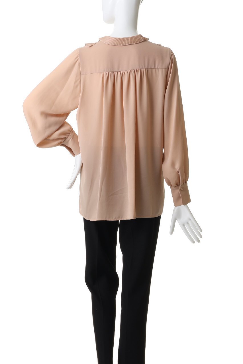 【ティアラ/Tiara】のプリーツディテールブラウス 人気、トレンドファッション・服の通販 founy(ファニー) 　ファッション　Fashion　レディースファッション　Fashion for Women　トップス・カットソー　Cut & Sew Tops　シャツ・ブラウス・オフィスカジュアル　Elegant Blouses & Button-Ups　おすすめ　Recommended / Our Picks　エアリー　Airy Texture　オケージョン　Occasion Wear　シアー　Sheer, See-Through　ジャケット　Jacket, Outerwear　ジョーゼット　Georgette, Semi-Sheer Fabric　スリーブ　Sleeve, Long Sleeve / Short Sleeve　パーティ　Party, Party Style　フリル　Frill, Ruffle　プリーツ　Pleats, Pleated　ロング　Long, Long-Length　エレガント 上品　Elegant　other-4|ID: prp329100004905700 ipo3291000000036724516