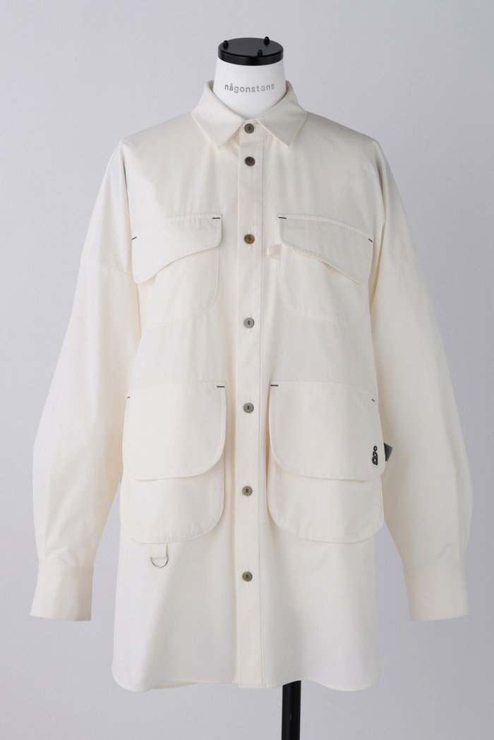 【ナゴンスタンス/nagonstans】のWater Repellentストレッチ Multi PKT SH/シャツ インテリア・キッズ・メンズ・レディースファッション・服の通販 founy(ファウニー) https://founy.com/ ファッション Fashion レディースファッション Fashion for Women トップス・カットソー Cut & Sew Tops シャツ・ブラウス・オフィスカジュアル Elegant Blouses & Button-Ups アウトドア Outdoor Clothing ストレッチ Stretch, Stretchy Fabric スリーブ Sleeve, Long Sleeve / Short Sleeve ポケット Pocket, Pocket Detail ロング Long, Long-Length |ID: prp329100004905723 ipo3291000000036724923