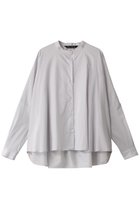 【ミズイロ インド/mizuiro ind】のバックギャザーワイドシャツ ライトグレーA|ID: prp329100004905771 ipo3291000000036726107