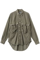 【キャサリンハムネット/KATHARINE HAMNETT LONDON】のパラシュートロングテールシャツ モカ|ID: prp329100004905828 ipo3291000000036726849