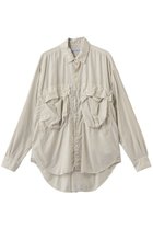 【キャサリンハムネット/KATHARINE HAMNETT LONDON】のパラシュートロングテールシャツ ストーン|ID: prp329100004905828 ipo3291000000036726852