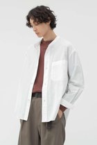 【マーガレット ハウエル/MARGARET HOWELL / MEN】のGARMENT DYE COTTON SHIRTING SHIRT ホワイト|ID: prp329100004905829 ipo3291000000036726859