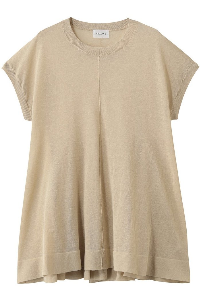 【アダワス/ADAWAS】のセミシアー リネンブレンド フレアトップス インテリア・キッズ・メンズ・レディースファッション・服の通販 founy(ファウニー) https://founy.com/ ファッション Fashion レディースファッション Fashion for Women トップス・カットソー Cut & Sew Tops シャツ・ブラウス・オフィスカジュアル Elegant Blouses & Button-Ups シアー Sheer, See-Through ショート Short, Short Length スリーブ Sleeve, Long Sleeve / Short Sleeve チュニック Tunic, Long Top フェミニン Feminine, Girly フレア Flare, Flared フロント Front, Front Design リネン Linen, Linen Fabric 再入荷 Restock / Back in Stock |ID: prp329100004905834 ipo3291000000036726900