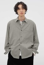 【マーガレット ハウエル/MARGARET HOWELL / MEN】のDRY WOOL GINGHAM SHIRT ブラック|ID: prp329100004905835 ipo3291000000036726910