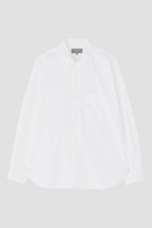 【マーガレット ハウエル/MARGARET HOWELL / MEN】のPLAIN COTTON POPLIN SHIRT ホワイト|ID: prp329100004905854 ipo3291000000036727057
