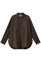 【ミディウミソリッド/MIDIUMISOLID】のベーシックバックギャザーシャツ brown|ID: prp329100004905888 ipo3291000000036727381