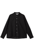 【ミディウミ/MidiUmi】のdots dutch collar shirt シャツ 人気、トレンドファッション・服の通販 founy(ファニー) ファッション Fashion レディースファッション Fashion for Women トップス・カットソー Cut & Sew Tops シャツ・ブラウス・オフィスカジュアル Elegant Blouses & Button-Ups おすすめ Recommended / Our Picks コンパクト Compact, Small Size シアー Sheer, See-Through ジャケット Jacket, Outerwear スリーブ Sleeve, Long Sleeve / Short Sleeve セットアップ Set-Up, Coordinated Outfit ドット Polka Dot, Dot Pattern ロング Long, Long-Length エレガント 上品 Elegant thumbnail black|ID: prp329100004905910 ipo3291000000036727591