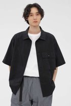 【マーガレット ハウエル/MARGARET HOWELL / MEN】のGARMENT DYED FINE COTTON OXFORD SHIRT ブラック|ID: prp329100004905913 ipo3291000000036727610