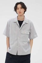 【マーガレット ハウエル/MARGARET HOWELL / MEN】のGARMENT DYED FINE COTTON OXFORD SHIRT グレー|ID: prp329100004905913 ipo3291000000036727611