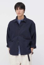 【マーガレット ハウエル/MARGARET HOWELL / MEN】のCOTTON HEMP OXFORD SHIRT ネイビー|ID: prp329100004905914 ipo3291000000036727618