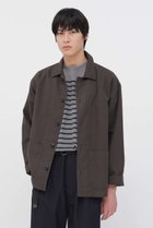 【マーガレット ハウエル/MARGARET HOWELL / MEN】のCOTTON HEMP OXFORD SHIRT カーキ|ID: prp329100004905914 ipo3291000000036727619