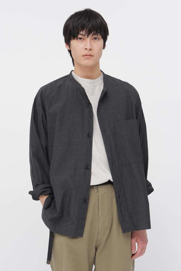 【マーガレット ハウエル/MARGARET HOWELL / MEN】のWASHED DRY COTTON LINEN SHIRT インテリア・キッズ・メンズ・レディースファッション・服の通販 founy(ファニー) https://founy.com/ ファッション Fashion レディースファッション Fashion for Women トップス・カットソー Cut & Sew Tops シャツ・ブラウス・オフィスカジュアル Elegant Blouses & Button-Ups スリーブ Sleeve, Long Sleeve / Short Sleeve リネン Linen, Linen Fabric ロング Long, Long-Length |ID: prp329100004905915 ipo3291000000036727624