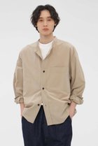 【マーガレット ハウエル/MARGARET HOWELL / MEN】のWASHED DRY COTTON LINEN SHIRT ベージュ|ID: prp329100004905915 ipo3291000000036727626