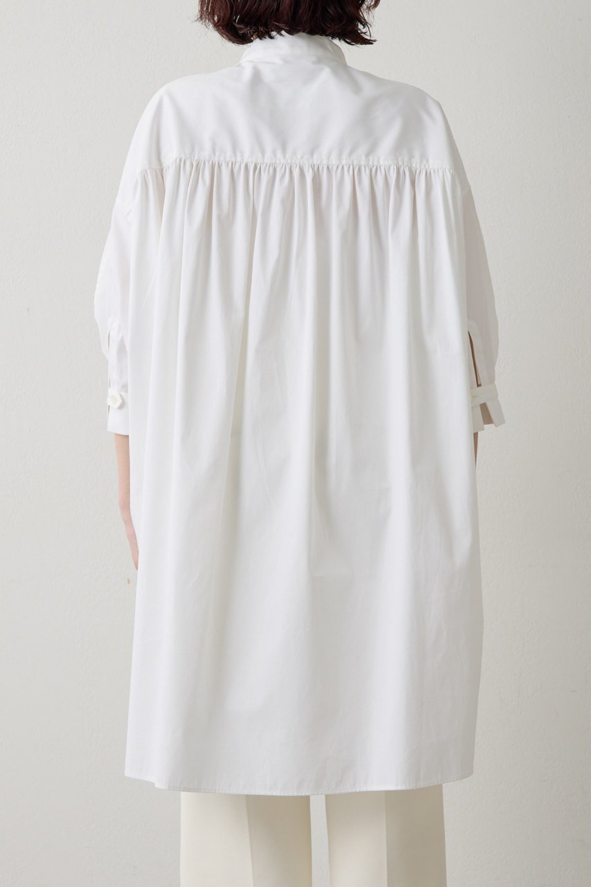 【ウィムガゼット/Whim Gazette】の刺繍シャツチュニック2 人気、トレンドファッション・服の通販 founy(ファニー) 　ファッション　Fashion　レディースファッション　Fashion for Women　トップス・カットソー　Cut & Sew Tops　シャツ・ブラウス・オフィスカジュアル　Elegant Blouses & Button-Ups　クラシカル　Classical, Vintage-Inspired　コンパクト　Compact, Small Size　ショルダー　Shoulder, Shoulder Strap　スタンド　Stand Collar, Upright Stand　スリーブ　Sleeve, Long Sleeve / Short Sleeve　チュニック　Tunic, Long Top　デニム　Denim, Jeans Material　ドロップ　Drop Shoulder, Dropped Style　なめらか　Smooth, Silky Texture　フロント　Front, Front Design　ペンシル　Pencil, Pencil Skirt　レギンス　Leggings, Stretch Pants　ロング　Long, Long-Length　ワンポイント　One Point, Statement Accent　新作・新入荷　New Arrivals / New In　other-7|ID: prp329100004905916 ipo3291000000036727639