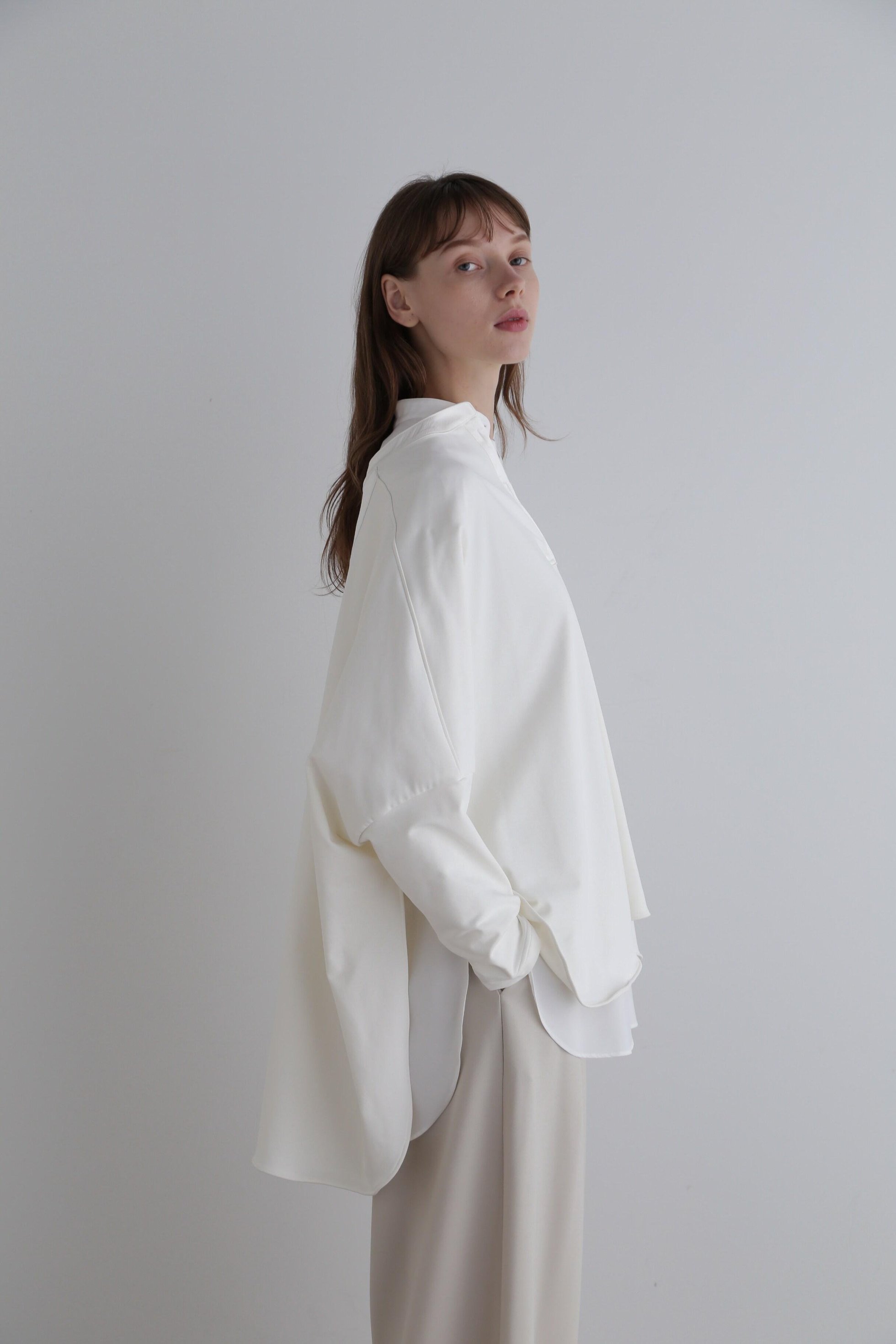 【ル フィル/LE PHIL】の《LE PHIL》ハイストレッチ裏起毛プルオーバー 人気、トレンドファッション・服の通販 founy(ファニー) 　ファッション　Fashion　レディースファッション　Fashion for Women　トップス・カットソー　Cut & Sew Tops　シャツ・ブラウス・オフィスカジュアル　Elegant Blouses & Button-Ups　ロングTシャツ・Tシャツ　Longline T-Shirts & Tees　カジュアルプルオーバー・ニットトップス　Pullovers & Knit Tops / Casual Pullovers　カットソー・ベーシックTシャツ　Cut-and-Sewn Tops / Stretch Tees & Basics　ウォーム　Warm Fabric　エレガント 上品　Elegant　サテン　Satin, Glossy Fabric　シンプル　Simple, Minimal　スタンダード　Standard, Basic　ストレッチ　Stretch, Stretchy Fabric　スリット　Slit, Slit Detail　スリーブ　Sleeve, Long Sleeve / Short Sleeve　パターン　Pattern, Design Print　フォルム　Silhouette, Form　ボックス　Boxy, Box Shape　ボトム　Bottoms, Lower Wear　ロング　Long, Long-Length　other-4|ID: prp329100004905928 ipo3291000000036727755