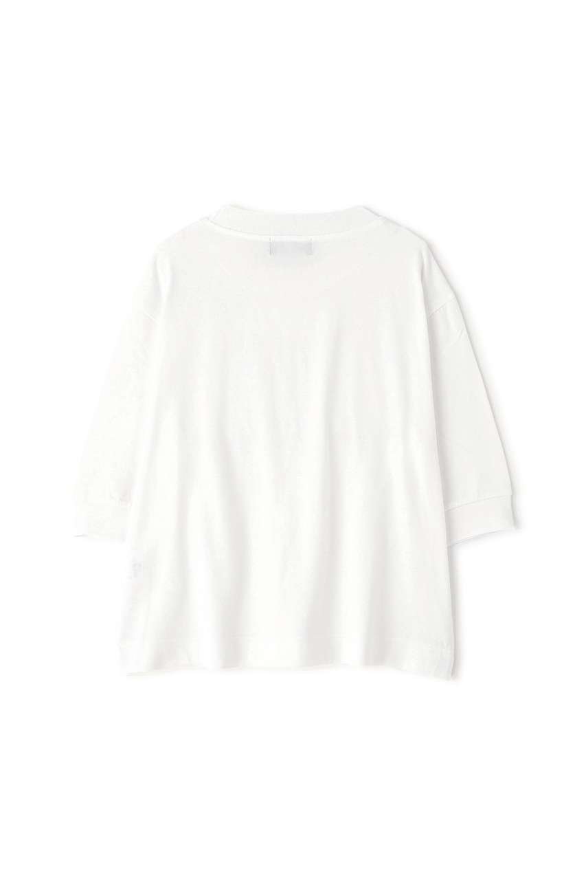 【マーガレットハウエル/MARGARET HOWELL】のTWIST COTTON JERSEY TOP 人気、トレンドファッション・服の通販 founy(ファニー) 　ファッション　Fashion　レディースファッション　Fashion for Women　トップス・カットソー　Cut & Sew Tops　シャツ・ブラウス・オフィスカジュアル　Elegant Blouses & Button-Ups　ロングTシャツ・Tシャツ　Longline T-Shirts & Tees　カットソー・ベーシックTシャツ　Cut-and-Sewn Tops / Stretch Tees & Basics　ショート　Short, Short Length　スリーブ　Sleeve, Long Sleeve / Short Sleeve　バランス　Balance, Style Balance　フィット　Fit, Slim Fit　フォルム　Silhouette, Form　エレガント 上品　Elegant　other-4|ID: prp329100004905933 ipo3291000000036733533
