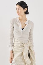 【ザ ストア バイ シー/THE STORE by C】の【COCUCA】ヘンリーリブプルオーバー 人気、トレンドファッション・服の通販 founy(ファニー) ファッション Fashion レディースファッション Fashion for Women トップス・カットソー Cut & Sew Tops シャツ・ブラウス・オフィスカジュアル Elegant Blouses & Button-Ups ロングTシャツ・Tシャツ Longline T-Shirts & Tees カジュアルプルオーバー・ニットトップス Pullovers & Knit Tops / Casual Pullovers カットソー・ベーシックTシャツ Cut-and-Sewn Tops / Stretch Tees & Basics シアー Sheer, See-Through シフォン Chiffon, Lightweight Fabric スリーブ Sleeve, Long Sleeve / Short Sleeve デニム Denim, Jeans Material フィット Fit, Slim Fit ベーシック Basic, Essential ボトム Bottoms, Lower Wear ロング Long, Long-Length 別注 Limited Edition, Custom Order thumbnail ベージュ|ID: prp329100004905936 ipo3291000000036727818