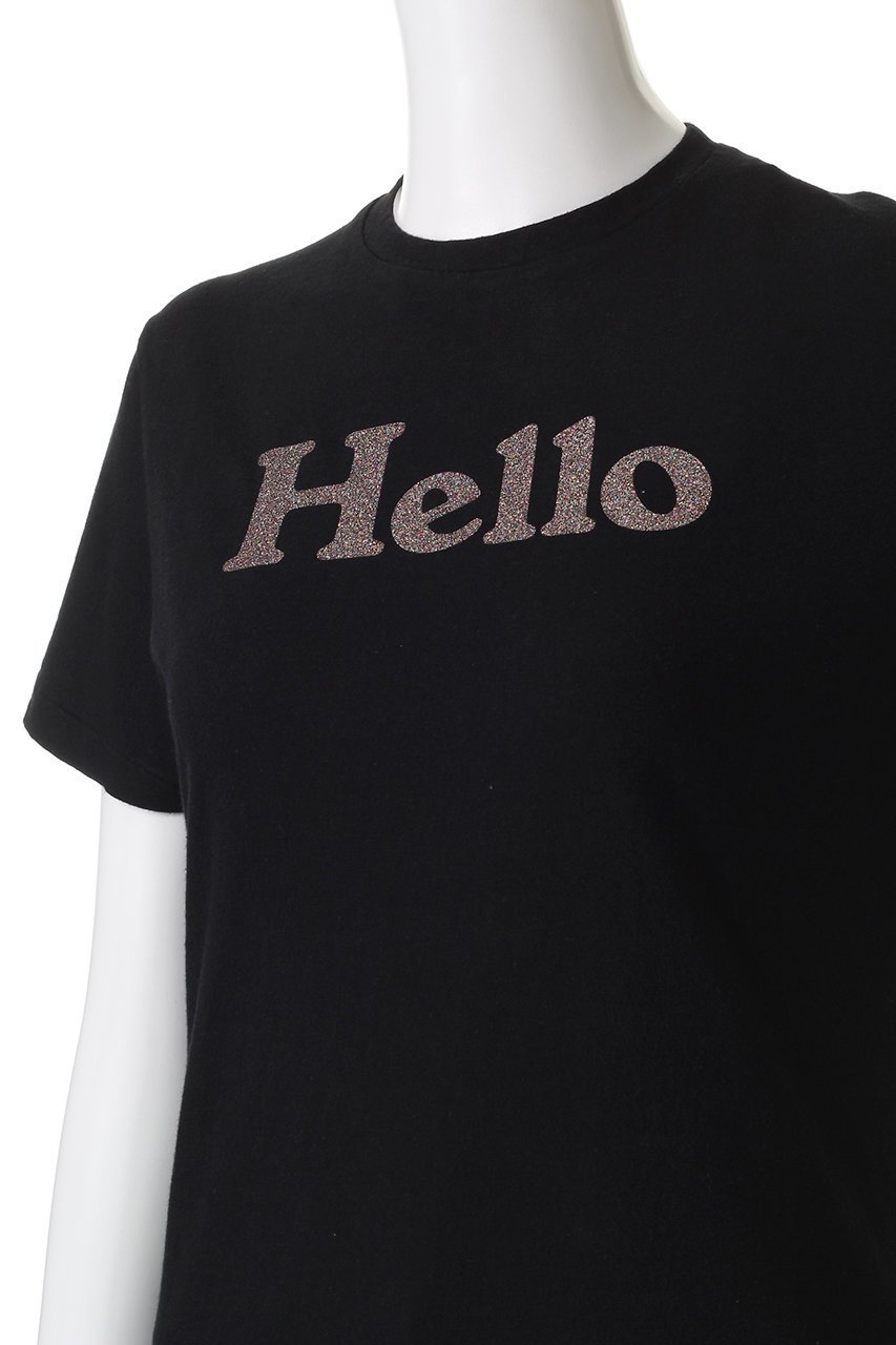 【マディソンブルー/MADISONBLUE】のHELLO TEE PARIS Tシャツ 人気、トレンドファッション・服の通販 founy(ファニー) 　ファッション　Fashion　レディースファッション　Fashion for Women　トップス・カットソー　Cut & Sew Tops　シャツ・ブラウス・オフィスカジュアル　Elegant Blouses & Button-Ups　ロングTシャツ・Tシャツ　Longline T-Shirts & Tees　カットソー・ベーシックTシャツ　Cut-and-Sewn Tops / Stretch Tees & Basics　グリッター　Glitter, Sparkle　ショート　Short, Short Length　ジャケット　Jacket, Outerwear　スリーブ　Sleeve, Long Sleeve / Short Sleeve　バランス　Balance, Style Balance　プリント　Print, Printed Pattern　other-5|ID: prp329100004905937 ipo3291000000036727832
