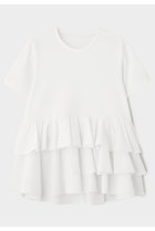 【ル フィル/LE PHIL】のコンビフリルプルオーバー 人気、トレンドファッション・服の通販 founy(ファニー) ファッション Fashion レディースファッション Fashion for Women トップス・カットソー Cut & Sew Tops シャツ・ブラウス・オフィスカジュアル Elegant Blouses & Button-Ups ロングTシャツ・Tシャツ Longline T-Shirts & Tees カジュアルプルオーバー・ニットトップス Pullovers & Knit Tops / Casual Pullovers カットソー・ベーシックTシャツ Cut-and-Sewn Tops / Stretch Tees & Basics カットソー Cut and Sewn Top ショート Short, Short Length シンプル Simple, Minimal スタンダード Standard, Basic スリーブ Sleeve, Long Sleeve / Short Sleeve タイプライター Typewriter Fabric, Crisp Cotton タフタ Taffeta, Structured Fabric バランス Balance, Style Balance フェミニン Feminine, Girly フリル Frill, Ruffle フロント Front, Front Design thumbnail ホワイト|ID: prp329100004905941 ipo3291000000036727857