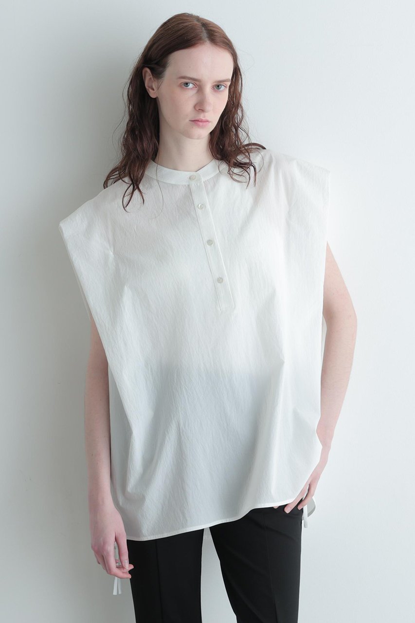 【ル フィル/LE PHIL】の《LE PHIL SPORTS》マイクロドットエアーノースリブラウス 人気、トレンドファッション・服の通販 founy(ファニー) 　ファッション　Fashion　レディースファッション　Fashion for Women　トップス・カットソー　Cut & Sew Tops　シャツ・ブラウス・オフィスカジュアル　Elegant Blouses & Button-Ups　インナー　Innerwear　エアリー　Airy Texture　軽量　Lightweight, Ultra Light　ショート　Short, Short Length　シンプル　Simple, Minimal　ジャケット　Jacket, Outerwear　スタンダード　Standard, Basic　ストレッチ　Stretch, Stretchy Fabric　スリーブ　Sleeve, Long Sleeve / Short Sleeve　ドット　Polka Dot, Dot Pattern　ノースリーブ　Sleeveless, No-Sleeve　ワイド　Wide, Wide Fit　夏　Summer　エレガント 上品　Elegant　新作・新入荷　New Arrivals / New In　other-2|ID: prp329100004905944 ipo3291000000036727886