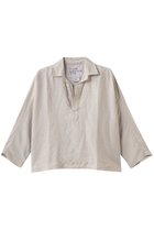 【フランク&アイリーン/Frank&Eileen】のGABI ウォッシュドリネン スキッパーシャツ 人気、トレンドファッション・服の通販 founy(ファニー) ファッション Fashion レディースファッション Fashion for Women トップス・カットソー Cut & Sew Tops シャツ・ブラウス・オフィスカジュアル Elegant Blouses & Button-Ups スキッパー Skipper, Open Collar スリーブ Sleeve, Long Sleeve / Short Sleeve ロング Long, Long-Length ヴィンテージ Vintage Style 夏 Summer 新作・新入荷 New Arrivals / New In thumbnail ベージュ|ID: prp329100004905945 ipo3291000000036727891