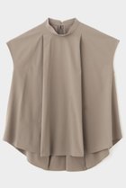 【ル フィル/LE PHIL】のSOLOTEXノースリーブブラウス 人気、トレンドファッション・服の通販 founy(ファニー) ファッション Fashion レディースファッション Fashion for Women トップス・カットソー Cut & Sew Tops キャミソール&ノースリーブ Camisoles & Sleeveless Tops シャツ・ブラウス・オフィスカジュアル Elegant Blouses & Button-Ups スタンド Stand Collar, Upright Stand ノースリーブ Sleeveless, No-Sleeve バランス Balance, Style Balance thumbnail ブラウン|ID: prp329100004905949 ipo3291000000036727923