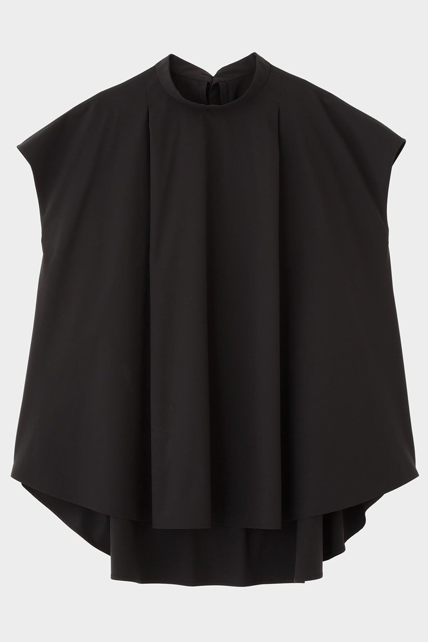 【ル フィル/LE PHIL】のSOLOTEXノースリーブブラウス インテリア・キッズ・メンズ・レディースファッション・服の通販 founy(ファニー) 　ファッション　Fashion　レディースファッション　Fashion for Women　トップス・カットソー　Cut & Sew Tops　キャミソール&ノースリーブ　Camisoles & Sleeveless Tops　シャツ・ブラウス・オフィスカジュアル　Elegant Blouses & Button-Ups　スタンド　Stand Collar, Upright Stand　ノースリーブ　Sleeveless, No-Sleeve　バランス　Balance, Style Balance　ブラック|ID: prp329100004905949 ipo3291000000036727924