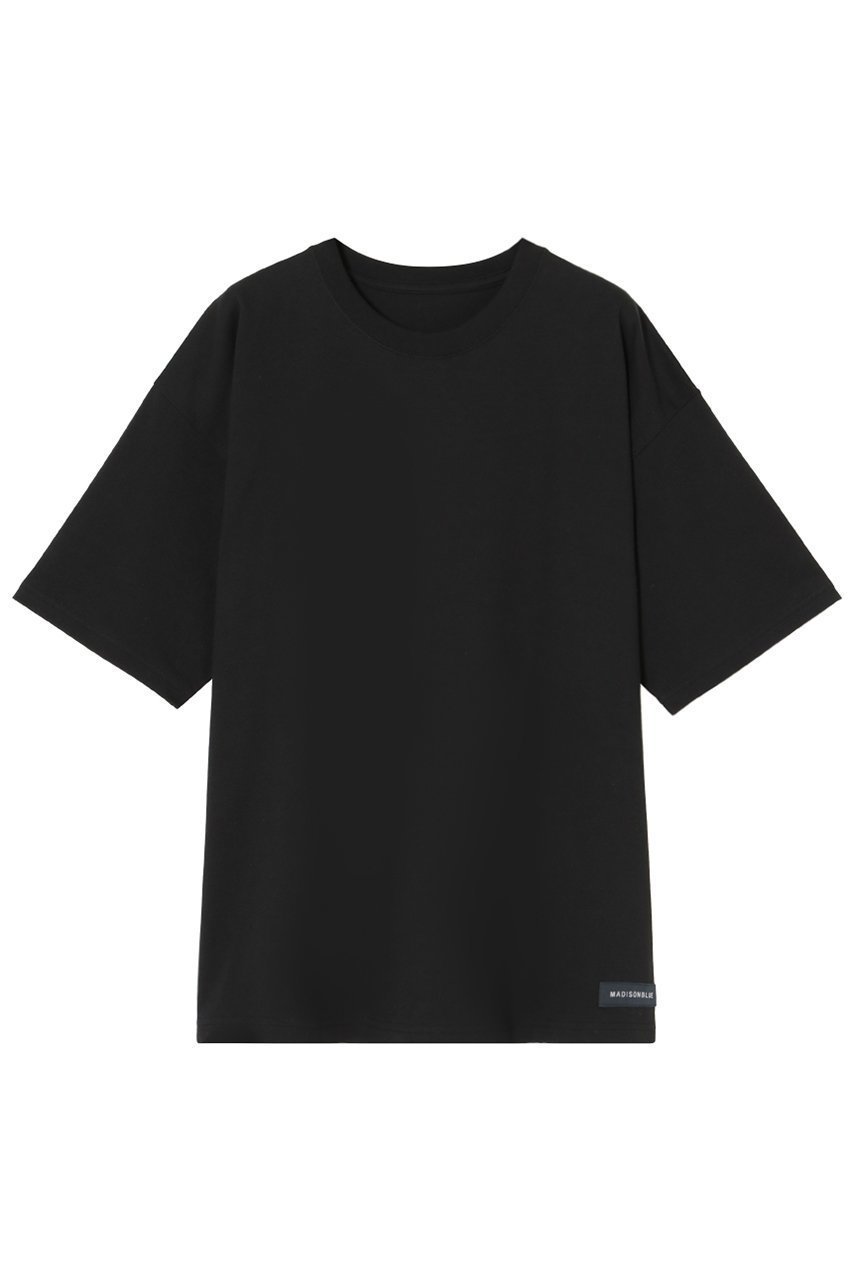 【マディソンブルー/MADISONBLUE】のNUMBERING TEE LE MADISON ナンバリングTシャツ インテリア・キッズ・メンズ・レディースファッション・服の通販 founy(ファニー) 　ファッション　Fashion　レディースファッション　Fashion for Women　トップス・カットソー　Cut & Sew Tops　シャツ・ブラウス・オフィスカジュアル　Elegant Blouses & Button-Ups　ロングTシャツ・Tシャツ　Longline T-Shirts & Tees　カットソー・ベーシックTシャツ　Cut-and-Sewn Tops / Stretch Tees & Basics　インド　Indian Textile　グラフィック　Graphic, Graphic Design　ショート　Short, Short Length　シンプル　Simple, Minimal　スリーブ　Sleeve, Long Sleeve / Short Sleeve　フロント　Front, Front Design　プリント　Print, Printed Pattern　エレガント 上品　Elegant　定番　Standard, Basic Item　ブラック|ID: prp329100004905955 ipo3291000000036727981
