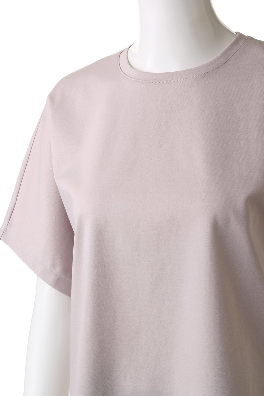 【エブール/ebure】の【ELLESHOP限定】ピュアオーガニックバイオ クルーネックカットソー 人気、トレンドファッション・服の通販 founy(ファニー) 　ファッション　Fashion　レディースファッション　Fashion for Women　トップス・カットソー　Cut & Sew Tops　シャツ・ブラウス・オフィスカジュアル　Elegant Blouses & Button-Ups　ロングTシャツ・Tシャツ　Longline T-Shirts & Tees　カットソー・ベーシックTシャツ　Cut-and-Sewn Tops / Stretch Tees & Basics　イタリア　Italy　春　Spring　カットソー　Cut and Sewn Top　ショート　Short, Short Length　シンプル　Simple, Minimal　スリーブ　Sleeve, Long Sleeve / Short Sleeve　定番　Standard, Basic Item　なめらか　Smooth, Silky Texture　別注　Limited Edition, Custom Order　S/S・春夏　SS, Spring/Summer, Warm Season　夏　Summer　other-5|ID: prp329100004905957 ipo3291000000036728001