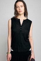 【ブリル/BRILL】のフライスヘンリーノースリーブ 人気、トレンドファッション・服の通販 founy(ファニー) ファッション Fashion レディースファッション Fashion for Women トップス・カットソー Cut & Sew Tops キャミソール&ノースリーブ Camisoles & Sleeveless Tops シャツ・ブラウス・オフィスカジュアル Elegant Blouses & Button-Ups ロングTシャツ・Tシャツ Longline T-Shirts & Tees カットソー・ベーシックTシャツ Cut-and-Sewn Tops / Stretch Tees & Basics キャミソール Camisole, Spaghetti Strap Top タンク Tank Top, Sleeveless Top フィット Fit, Slim Fit thumbnail ブラック|ID: prp329100004905958 ipo3291000000036728006