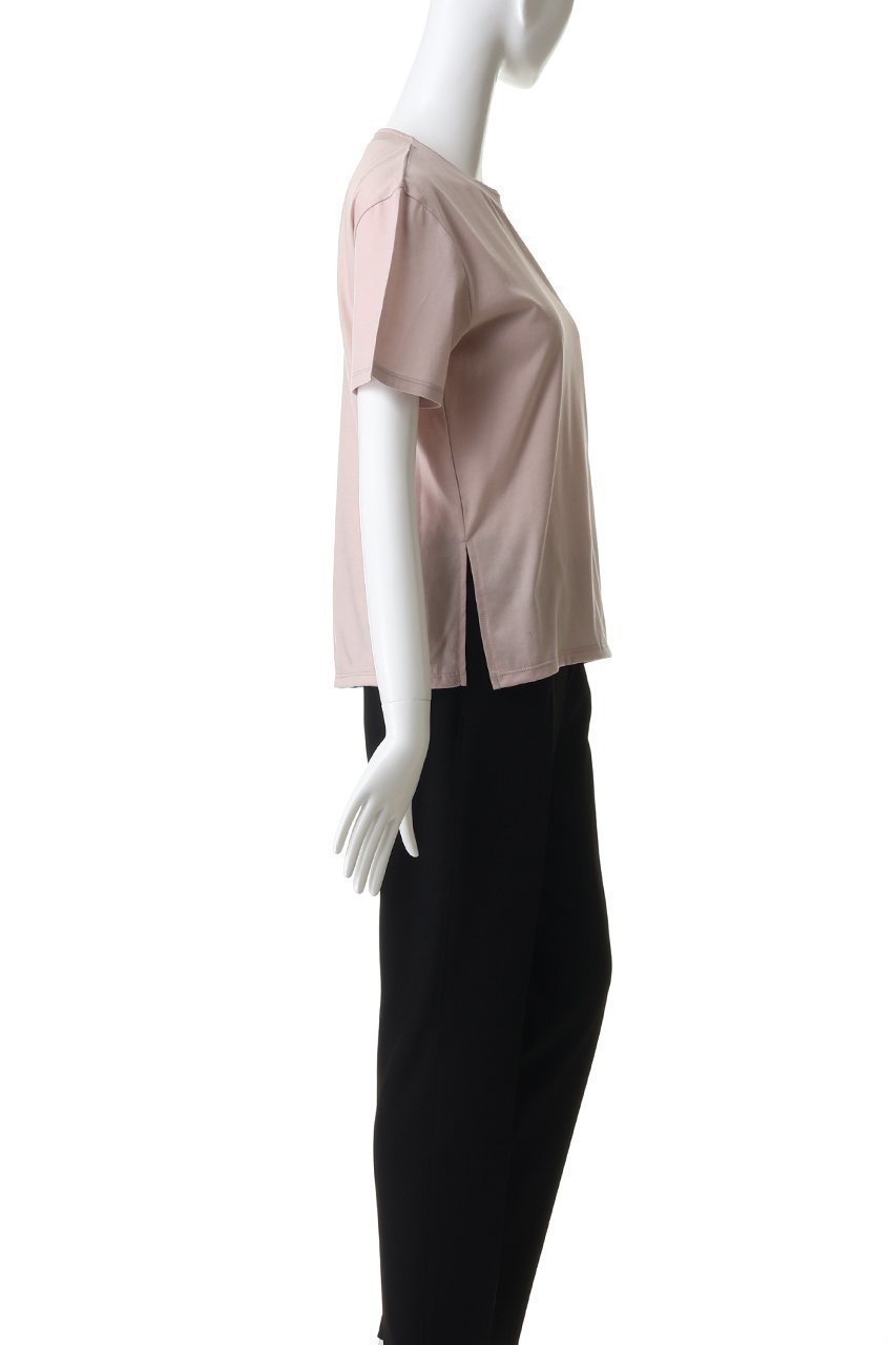 【ランバン オン ブルー/LANVIN en Bleu】のワンポイントスクエアロゴTシャツ 人気、トレンドファッション・服の通販 founy(ファニー) 　ファッション　Fashion　レディースファッション　Fashion for Women　トップス・カットソー　Cut & Sew Tops　シャツ・ブラウス・オフィスカジュアル　Elegant Blouses & Button-Ups　ロングTシャツ・Tシャツ　Longline T-Shirts & Tees　カットソー・ベーシックTシャツ　Cut-and-Sewn Tops / Stretch Tees & Basics　ショート　Short, Short Length　シルケット　Silket, Silky Cotton　スクエア　Square, Square Shape　スリーブ　Sleeve, Long Sleeve / Short Sleeve　バランス　Balance, Style Balance　ファブリック　Fabric, Textile　プリント　Print, Printed Pattern　ボトム　Bottoms, Lower Wear　ワンポイント　One Point, Statement Accent　other-3|ID: prp329100004905964 ipo3291000000036728064