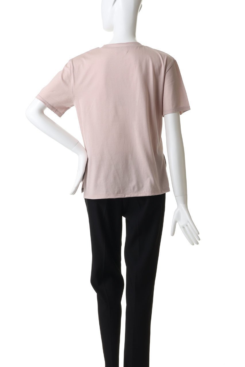 【ランバン オン ブルー/LANVIN en Bleu】のワンポイントスクエアロゴTシャツ 人気、トレンドファッション・服の通販 founy(ファニー) 　ファッション　Fashion　レディースファッション　Fashion for Women　トップス・カットソー　Cut & Sew Tops　シャツ・ブラウス・オフィスカジュアル　Elegant Blouses & Button-Ups　ロングTシャツ・Tシャツ　Longline T-Shirts & Tees　カットソー・ベーシックTシャツ　Cut-and-Sewn Tops / Stretch Tees & Basics　ショート　Short, Short Length　シルケット　Silket, Silky Cotton　スクエア　Square, Square Shape　スリーブ　Sleeve, Long Sleeve / Short Sleeve　バランス　Balance, Style Balance　ファブリック　Fabric, Textile　プリント　Print, Printed Pattern　ボトム　Bottoms, Lower Wear　ワンポイント　One Point, Statement Accent　other-4|ID: prp329100004905964 ipo3291000000036728065