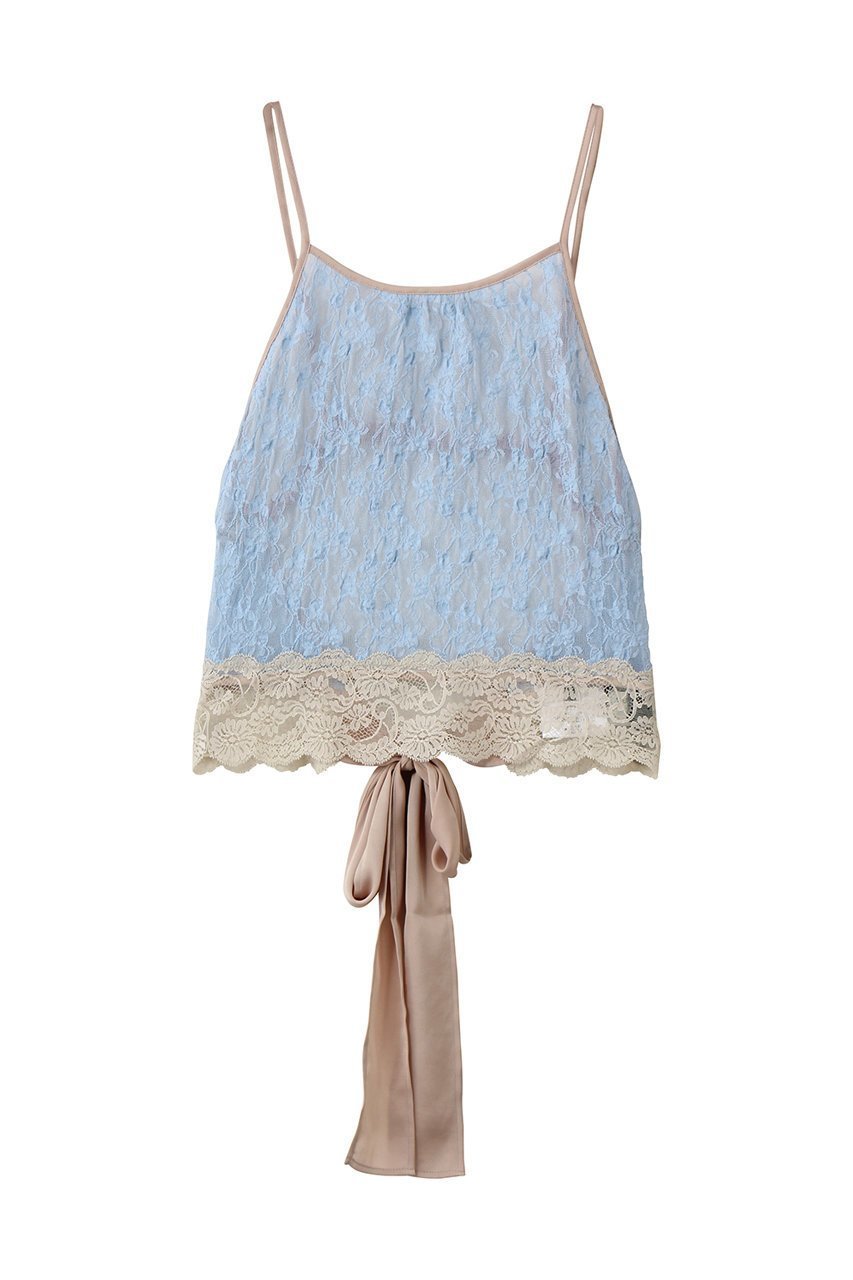 【ルール ロジェット/leur logette】のストレッチレースキャミソール インテリア・キッズ・メンズ・レディースファッション・服の通販 founy(ファニー) 　ファッション　Fashion　レディースファッション　Fashion for Women　トップス・カットソー　Cut & Sew Tops　キャミソール&ノースリーブ　Camisoles & Sleeveless Tops　シャツ・ブラウス・オフィスカジュアル　Elegant Blouses & Button-Ups　ロングTシャツ・Tシャツ　Longline T-Shirts & Tees　カットソー・ベーシックTシャツ　Cut-and-Sewn Tops / Stretch Tees & Basics　インナー　Innerwear　キャミソール　Camisole, Spaghetti Strap Top　ストレッチ　Stretch, Stretchy Fabric　タンク　Tank Top, Sleeveless Top　フィット　Fit, Slim Fit　リラックス　Relax, Relaxed Fit　レース　Lace, Lace Fabric　サックスブルー|ID: prp329100004905971 ipo3291000000036728127