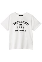【マックスマーラ/Max Mara】の【Weekend Max Mara】TENUE Tシャツ 人気、トレンドファッション・服の通販 founy(ファニー) ファッション Fashion レディースファッション Fashion for Women トップス・カットソー Cut & Sew Tops シャツ・ブラウス・オフィスカジュアル Elegant Blouses & Button-Ups ロングTシャツ・Tシャツ Longline T-Shirts & Tees カットソー・ベーシックTシャツ Cut-and-Sewn Tops / Stretch Tees & Basics インナー Innerwear ショート Short, Short Length スリーブ Sleeve, Long Sleeve / Short Sleeve バランス Balance, Style Balance モダン Modern, Contemporary thumbnail ホワイト|ID: prp329100004905974 ipo3291000000036728149
