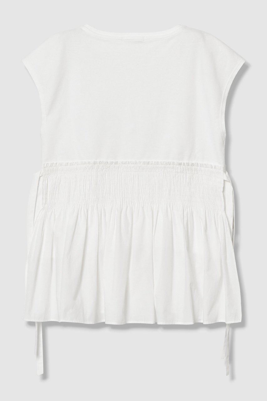 【アルアバイル/allureville】の刺繍プリーツペプラムプルオーバー 人気、トレンドファッション・服の通販 founy(ファニー) 　ファッション　Fashion　レディースファッション　Fashion for Women　トップス・カットソー　Cut & Sew Tops　シャツ・ブラウス・オフィスカジュアル　Elegant Blouses & Button-Ups　ロングTシャツ・Tシャツ　Longline T-Shirts & Tees　カジュアルプルオーバー・ニットトップス　Pullovers & Knit Tops / Casual Pullovers　カットソー・ベーシックTシャツ　Cut-and-Sewn Tops / Stretch Tees & Basics　カットソー　Cut and Sewn Top　ギャザー　Gathered, Ruffled　コンビ　Combo, Combination Style　ショート　Short, Short Length　ジャケット　Jacket, Outerwear　スリーブ　Sleeve, Long Sleeve / Short Sleeve　チュニック　Tunic, Long Top　ドッキング　Docking, Mixed Material　フレンチ　French, French Style　プリーツ　Pleats, Pleated　ペプラム　Peplum, Flared Hem　エレガント 上品　Elegant　other-2|ID: prp329100004905977 ipo3291000000036733572