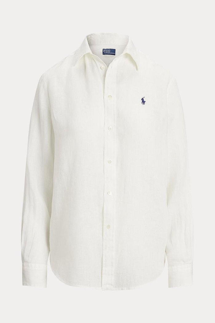 【ラルフローレン/RALPH LAUREN】の【POLO RALPH LAUREN】クラシック フィット リネン シャツ インテリア・キッズ・メンズ・レディースファッション・服の通販 founy(ファニー) https://founy.com/ ファッション Fashion レディースファッション Fashion for Women トップス・カットソー Cut & Sew Tops シャツ・ブラウス・オフィスカジュアル Elegant Blouses & Button-Ups クラシック Classic, Timeless Style ストレート Straight, Straight Cut スリーブ Sleeve, Long Sleeve / Short Sleeve バランス Balance, Style Balance フィット Fit, Slim Fit プリーツ Pleats, Pleated ボックス Boxy, Box Shape ヨーク Yoke, Yoke Design リネン Linen, Linen Fabric ロング Long, Long-Length エレガント 上品 Elegant 新作・新入荷 New Arrivals / New In |ID: prp329100004905995 ipo3291000000036728429
