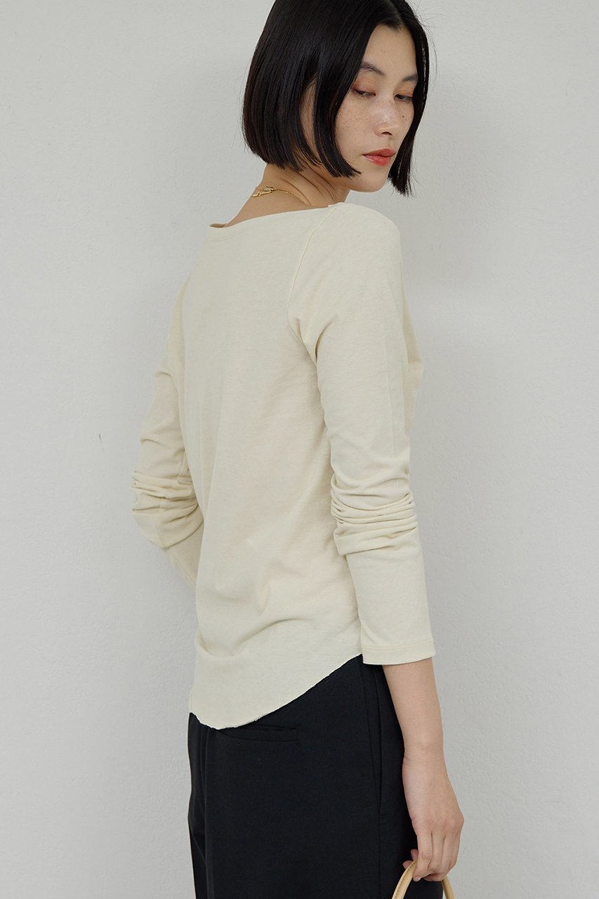 【ガリャルダガランテ/GALLARDAGALANTE】の【2WAY】オフショルカットソー 人気、トレンドファッション・服の通販 founy(ファニー) 　ファッション　Fashion　レディースファッション　Fashion for Women　トップス・カットソー　Cut & Sew Tops　シャツ・ブラウス・オフィスカジュアル　Elegant Blouses & Button-Ups　ロングTシャツ・Tシャツ　Longline T-Shirts & Tees　カットソー・ベーシックTシャツ　Cut-and-Sewn Tops / Stretch Tees & Basics　ショルダー　Shoulder, Shoulder Strap　スリーブ　Sleeve, Long Sleeve / Short Sleeve　ドレープ　Drape, Draping Fabric　ロング　Long, Long-Length　other-6|ID: prp329100004906012 ipo3291000000036748580