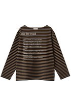 【アダワス/ADAWAS】のストライプ Tシャツ 人気、トレンドファッション・服の通販 founy(ファニー) ファッション Fashion レディースファッション Fashion for Women トップス・カットソー Cut & Sew Tops シャツ・ブラウス・オフィスカジュアル Elegant Blouses & Button-Ups ロングTシャツ・Tシャツ Longline T-Shirts & Tees カットソー・ベーシックTシャツ Cut-and-Sewn Tops / Stretch Tees & Basics シンプル Simple, Minimal ストライプ Stripe, Striped Pattern スリーブ Sleeve, Long Sleeve / Short Sleeve トレンド Trend, Trending Now フロント Front, Front Design プリント Print, Printed Pattern ボーダー Border, Stripe リラックス Relax, Relaxed Fit ロング Long, Long-Length thumbnail ネイビー×キャメル|ID: prp329100004906013 ipo3291000000036728589