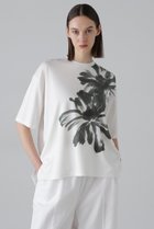 【アドーア/ADORE】のハイブリッドポンチプリントカットソー 人気、トレンドファッション・服の通販 founy(ファニー) ファッション Fashion レディースファッション Fashion for Women トップス・カットソー Cut & Sew Tops シャツ・ブラウス・オフィスカジュアル Elegant Blouses & Button-Ups ロングTシャツ・Tシャツ Longline T-Shirts & Tees カットソー・ベーシックTシャツ Cut-and-Sewn Tops / Stretch Tees & Basics アシンメトリー Asymmetrical Style インナー Innerwear ショート Short, Short Length シルケット Silket, Silky Cotton スリーブ Sleeve, Long Sleeve / Short Sleeve バランス Balance, Style Balance プリント Print, Printed Pattern thumbnail ホワイト|ID: prp329100004906019 ipo3291000000036728643