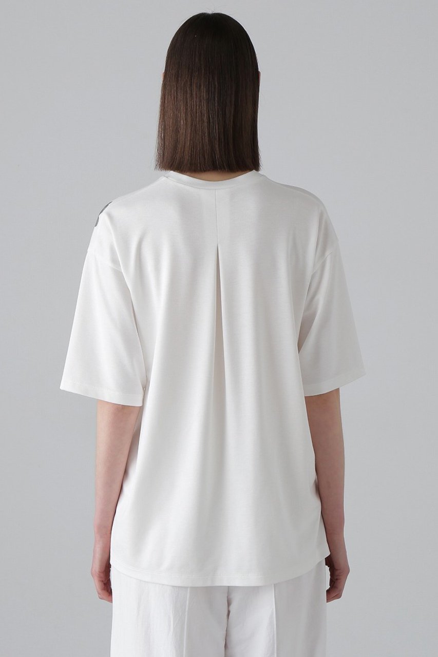 【アドーア/ADORE】のハイブリッドポンチプリントカットソー 人気、トレンドファッション・服の通販 founy(ファニー) ファッション Fashion レディースファッション Fashion for Women トップス・カットソー Cut & Sew Tops シャツ・ブラウス・オフィスカジュアル Elegant Blouses & Button-Ups ロングTシャツ・Tシャツ Longline T-Shirts & Tees カットソー・ベーシックTシャツ Cut-and-Sewn Tops / Stretch Tees & Basics アシンメトリー Asymmetrical Style インナー Innerwear ショート Short, Short Length シルケット Silket, Silky Cotton スリーブ Sleeve, Long Sleeve / Short Sleeve バランス Balance, Style Balance プリント Print, Printed Pattern other-3|ID: prp329100004906019 ipo3291000000036728645