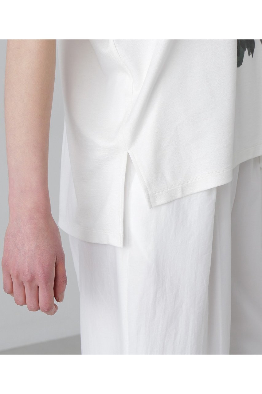 【アドーア/ADORE】のハイブリッドポンチプリントカットソー 人気、トレンドファッション・服の通販 founy(ファニー) ファッション Fashion レディースファッション Fashion for Women トップス・カットソー Cut & Sew Tops シャツ・ブラウス・オフィスカジュアル Elegant Blouses & Button-Ups ロングTシャツ・Tシャツ Longline T-Shirts & Tees カットソー・ベーシックTシャツ Cut-and-Sewn Tops / Stretch Tees & Basics アシンメトリー Asymmetrical Style インナー Innerwear ショート Short, Short Length シルケット Silket, Silky Cotton スリーブ Sleeve, Long Sleeve / Short Sleeve バランス Balance, Style Balance プリント Print, Printed Pattern other-6|ID: prp329100004906019 ipo3291000000036728648