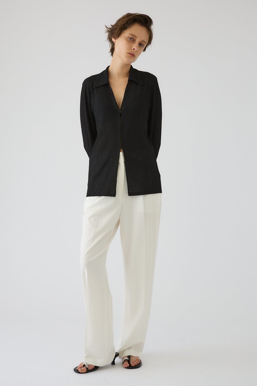 【リムアーク/RIM.ARK】のSheer lace hook tops/トップス 人気、トレンドファッション・服の通販 founy(ファニー) 　ファッション　Fashion　レディースファッション　Fashion for Women　トップス・カットソー　Cut & Sew Tops　シャツ・ブラウス・オフィスカジュアル　Elegant Blouses & Button-Ups　ロングTシャツ・Tシャツ　Longline T-Shirts & Tees　カットソー・ベーシックTシャツ　Cut-and-Sewn Tops / Stretch Tees & Basics　おすすめ　Recommended / Our Picks　インナー　Innerwear　キャミソール　Camisole, Spaghetti Strap Top　クール　Cool, Chic　ジャケット　Jacket, Outerwear　スラックス　Slacks, Dress Pants　スリーブ　Sleeve, Long Sleeve / Short Sleeve　タンク　Tank Top, Sleeveless Top　ダウン　Down, Puffer　デニム　Denim, Jeans Material　フロント　Front, Front Design　レース　Lace, Lace Fabric　ロング　Long, Long-Length　other-7|ID: prp329100004906027 ipo3291000000036728731