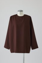 【リムアーク/RIM.ARK】のOversize woven L/S T-SH/Tシャツ 人気、トレンドファッション・服の通販 founy(ファニー) ファッション Fashion レディースファッション Fashion for Women トップス・カットソー Cut & Sew Tops シャツ・ブラウス・オフィスカジュアル Elegant Blouses & Button-Ups ロングTシャツ・Tシャツ Longline T-Shirts & Tees カットソー・ベーシックTシャツ Cut-and-Sewn Tops / Stretch Tees & Basics スリム Slim, Slim Fit スリーブ Sleeve, Long Sleeve / Short Sleeve タイトスカート Pencil Skirt, Tight Skirt ツイル Twist, Twisted Detail 長袖 Long Sleeve, Full Sleeve 半袖 Short Sleeve, Half Sleeve ルーズ Loose, Oversized ロング Long, Long-Length ワイド Wide, Wide Fit エレガント 上品 Elegant thumbnail ブラウン|ID: prp329100004906028 ipo3291000000036728736