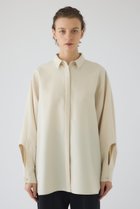 【リムアーク/RIM.ARK】のOpen cuff SH/シャツ 人気、トレンドファッション・服の通販 founy(ファニー) ファッション Fashion レディースファッション Fashion for Women トップス・カットソー Cut & Sew Tops シャツ・ブラウス・オフィスカジュアル Elegant Blouses & Button-Ups カフス Cuff Design シンプル Simple, Minimal スリーブ Sleeve, Long Sleeve / Short Sleeve バランス Balance, Style Balance ベーシック Basic, Essential ロング Long, Long-Length thumbnail エクリュ|ID: prp329100004906032 ipo3291000000036728774